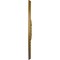 Ekena Millwork Bradford Ceiling Medallion (Fits Canopies up to 6 5/8"), Hand-Painted Gold, 32 5/8"OD x 2"P CM32BRGLS - alternate 2